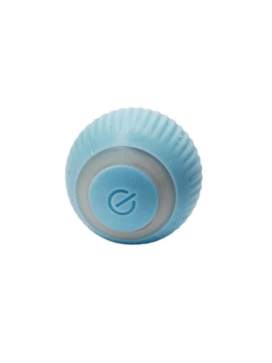 Rollende Kugel Katzenspielzeug Wiederaufladbar Türkis 4,3cm