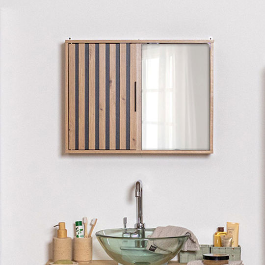 Eurocasa Bathroom Cabinet 60x15x46cm Brown