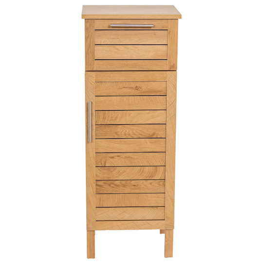 Eurocasa Bathroom Cabinet 35x30x93cm Matt Laccato Brown