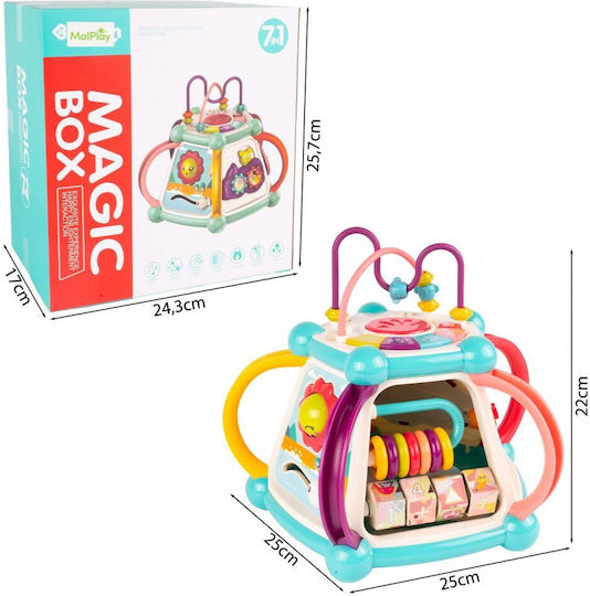 MalPlay Cub De Activitate cu Muzică, Lumină și Sunete pentru 9+ Luni