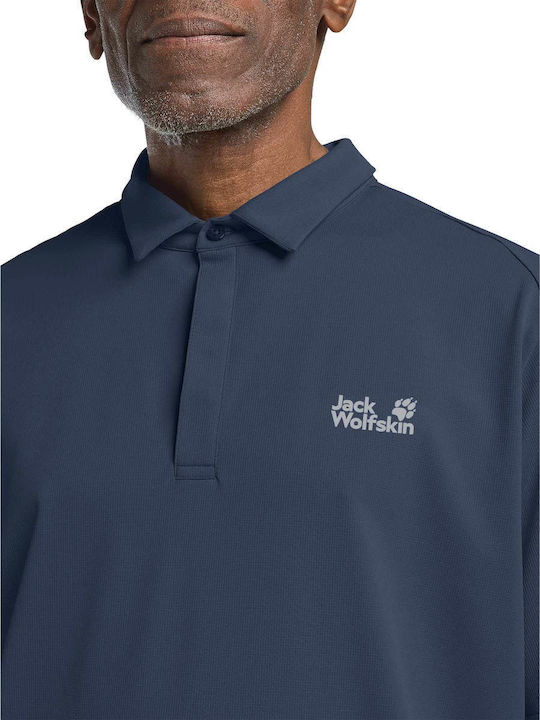 Short Sleeve Polo Shirt Blue