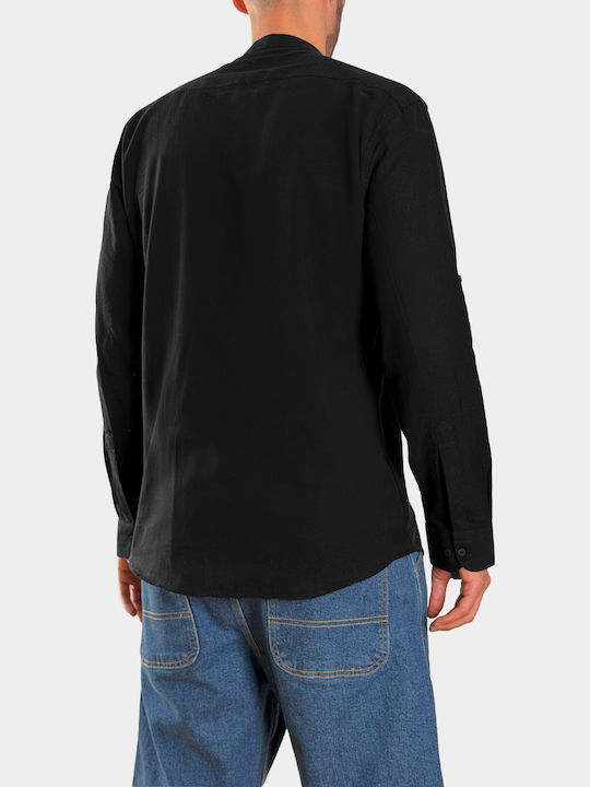 Long Sleeve Black Blouse