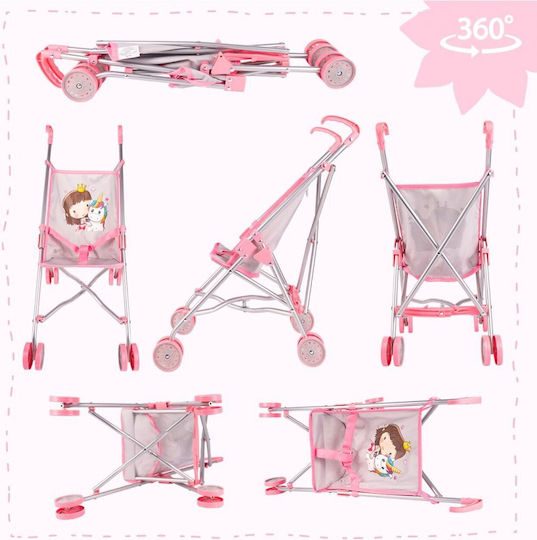 MalPlay Puppen Kinderwagen Für 3+ Jahre