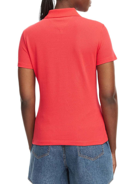 Tommy Hilfiger Bluză Polo Damă Roșie