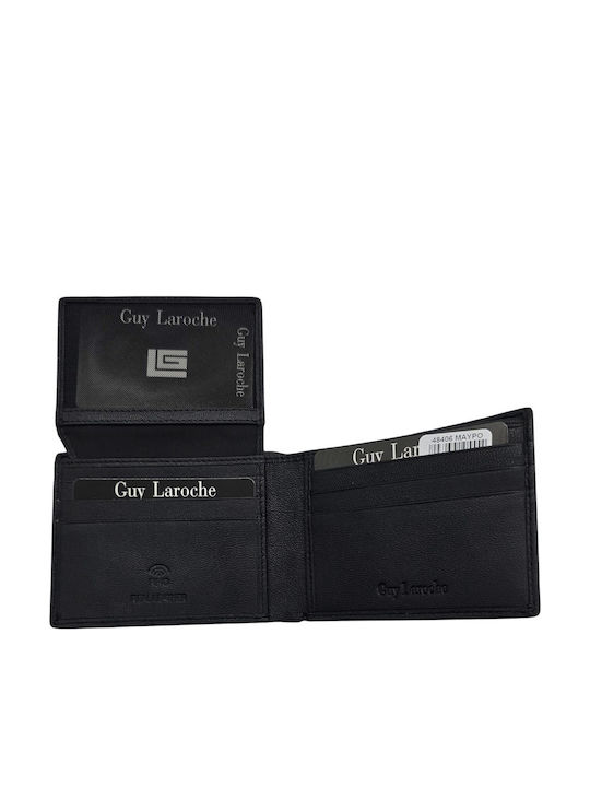 Leather Men's Wallet with RFID Black