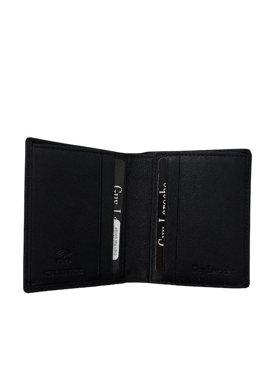 Leather Men's Wallet with RFID Black