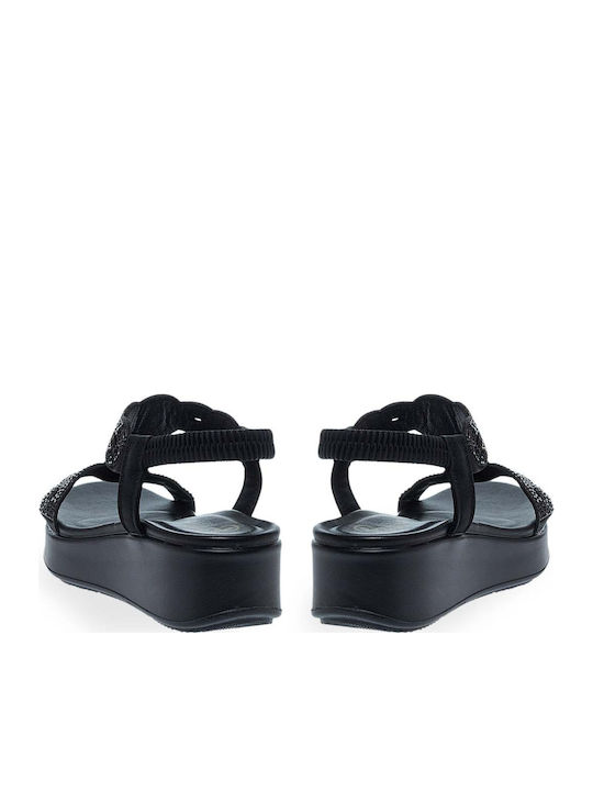 Дамски Сандали Flatforms Черни