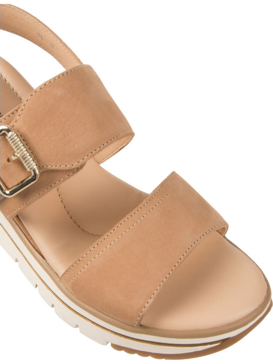 Sandale Casual Damă Flatforme Maro