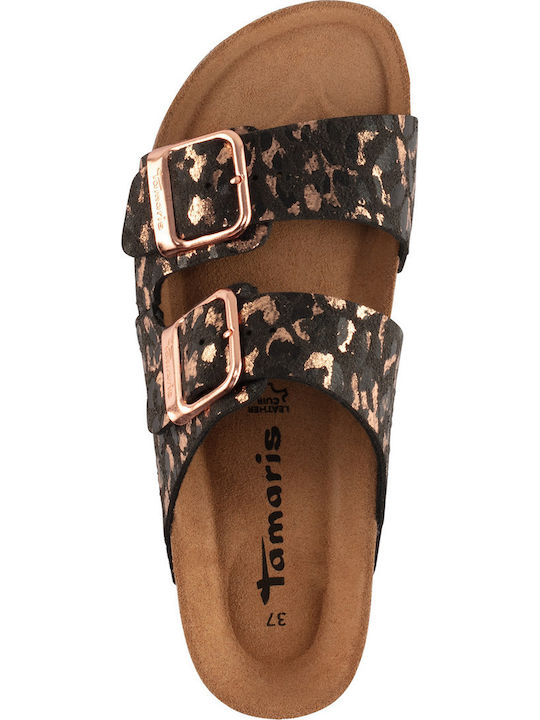 Damen Flache Sandalen Schwarz