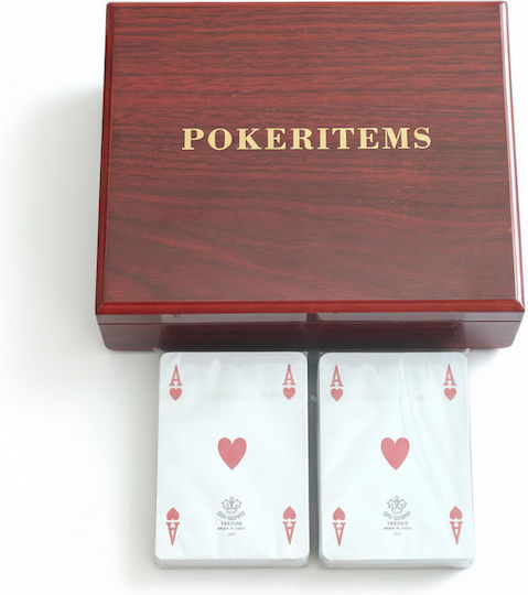 Dal Negro Faros Set 2 Playing Cards Luxury Wooden Box