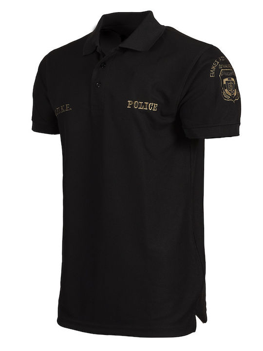 Woodland Μπλούζα Dry Fit Polo Οπκε Μαύρο