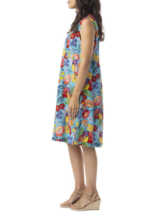 Orientique Rochie All Day Albastru Deschis