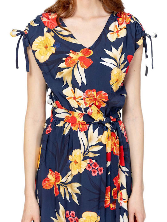Summer Midi Blue Dress