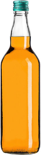 Glass Bottle 700ml Green Cap 1 Pc