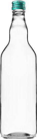 Glass Bottle 700ml Green Cap 1 Pc