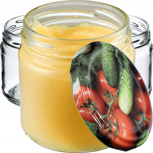 Kadax Glass Jar with Lid 200ml (10pcs)