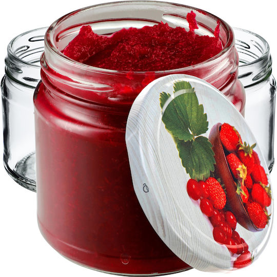 Kadax Буркан Стъклен с Капак 200ml (10бр)