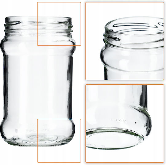 Kadax Glas Gefäß mit Deckel 315ml (10 Stück)