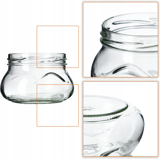 Kadax Glas Gefäß mit Deckel 300ml (10 Stück)