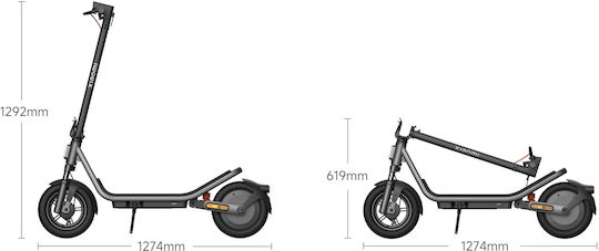 Xiaomi Elektroroller 6 Xiaomi Elektroroller mit 25 km/h Höchstgeschwindigkeit und 45 km Maximale Reichweite in Schwarzem Farbe