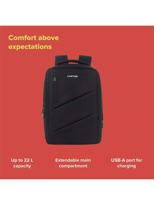 Canyon BPE-5 Impermeabila Geantă Rucsacuri pentru laptop 15.6" în culoarea Burgundy