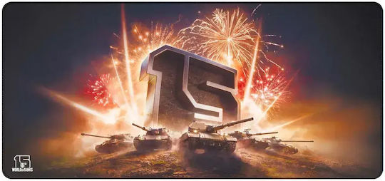 World Tanks 15 Anniversary Mousepad Xl