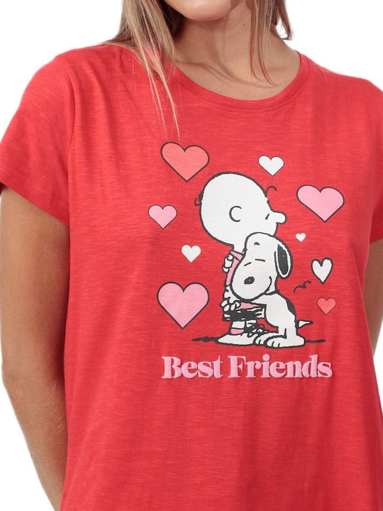 Admas Summer Women's Red Pyjama Set