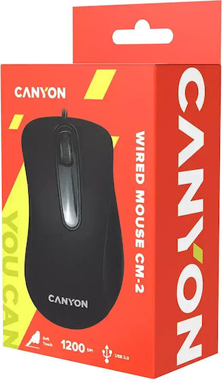 Canyon CM-2 С кабел Мишка Черен