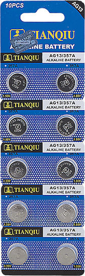 HOMie Alkalische Uhrenbatterien LR44 1.5V 10Stück