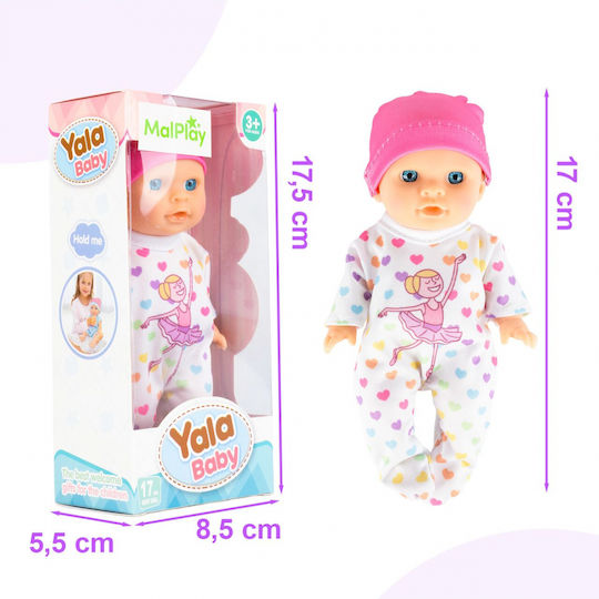 MalPlay Baby Doll 17.5 cm