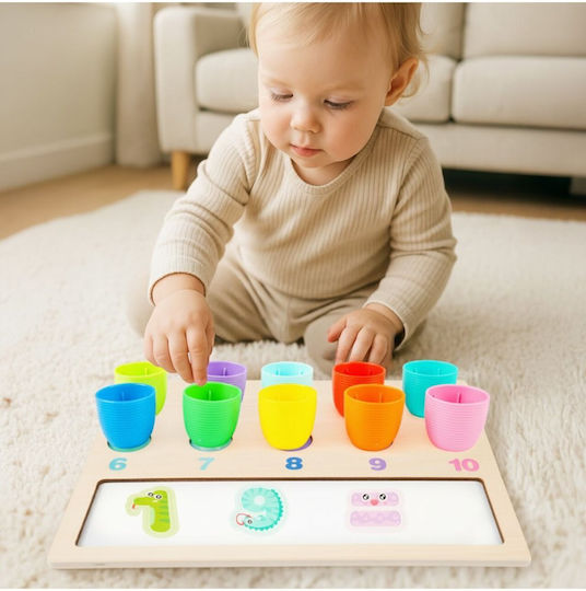 MalPlay Montessori Εκπαιδευτικό Παιχνίδι Γράμματα & Αριθμοί από Ξύλο 113916