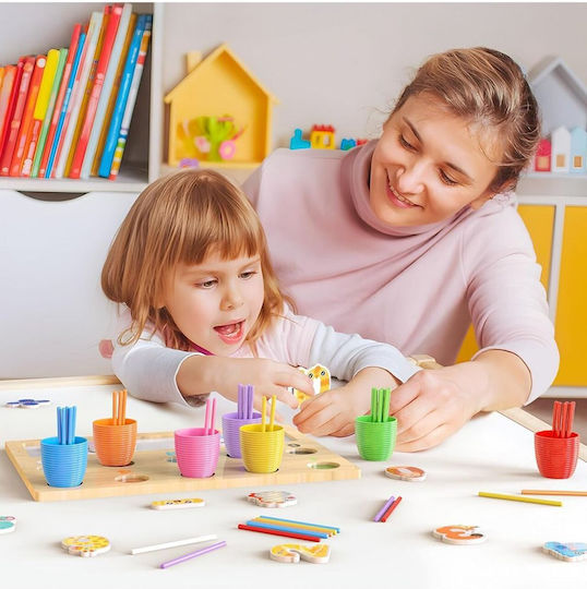 MalPlay Montessori Εκπαιδευτικό Παιχνίδι Γράμματα & Αριθμοί από Ξύλο 113916