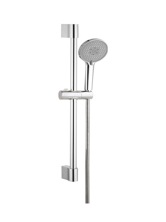 Katsamakos Built-in Mixer & Handset Set for Shower Gray