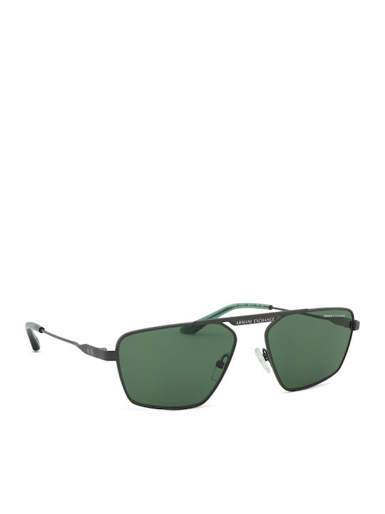 Armani Exchange Унисекс Слънчеви Очила с Сив Метален Рамка и Сиви Стъкла AX2059S 613371