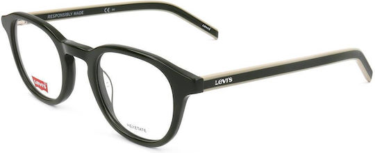 Levi's Men's Acetate Prescription Eyeglass Frame Green LV1029 1ED