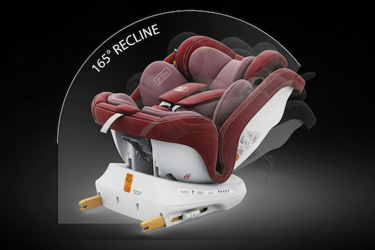Buf Boof Twt Plus Deluxe Детско Столче за Кола i-Размер с Isofix Red 0-36 кг