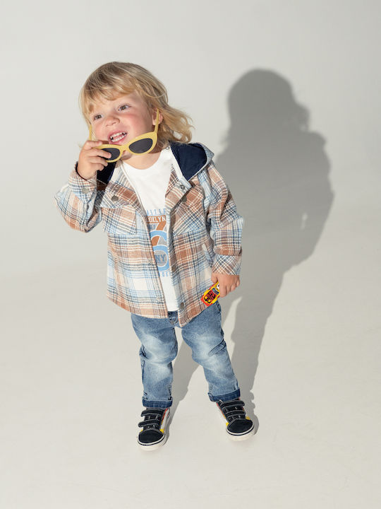 Kids Set with Pants & Coat Summer 3 Pieces White
