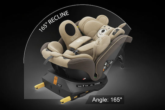 Buf Boof TWT Plus Deluxe Baby Car Seat i-Size with Isofix Coffee