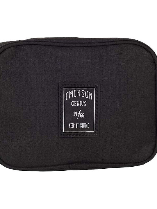 Toiletry Bag in Black color 21cm