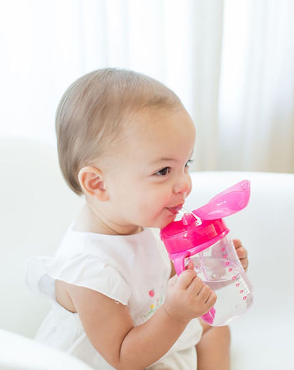 Dr. Brown's Replacement White Straws Baby's First Straw Cup TC 073 Made of Plastic for 6+ Months