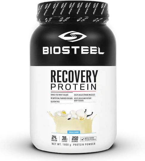 Biosteel Recovery Whey Protein Gluten Free with Chocolate Flavor 25x34g