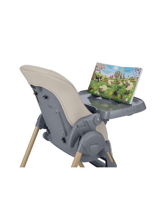 Kikka Boo Olive 2 Αναδιπλούμενο Καρεκλάκι Φαγητού Beige