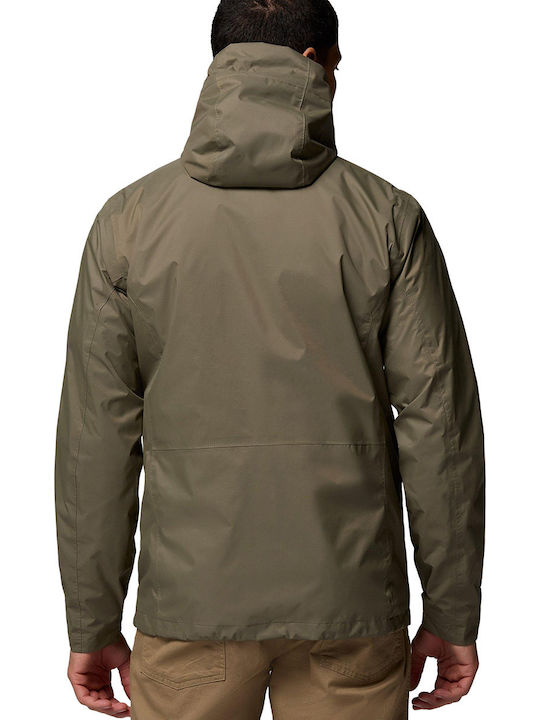 Pouring Adventure Iii Jacket Waterproof and Windproof Khaki