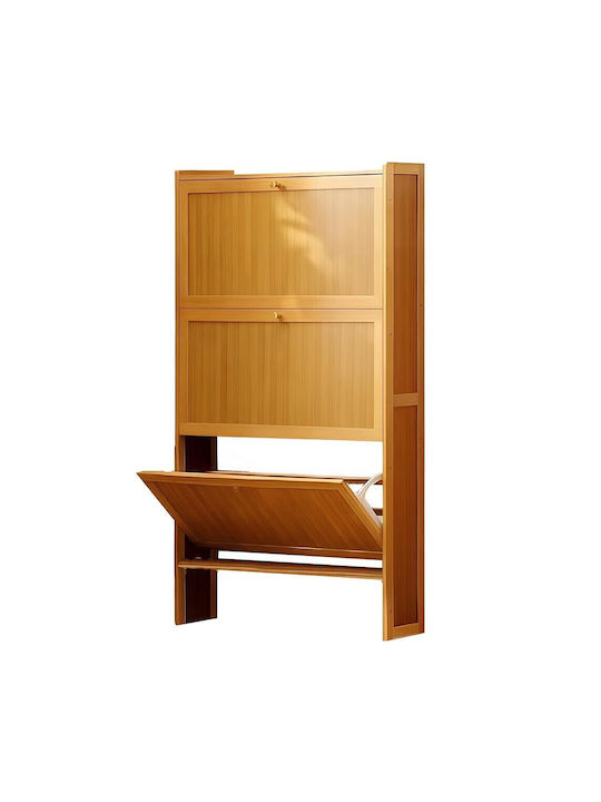 Schuhschrank aus Bambus 50x17x120cm 36316 | Skroutz Germany