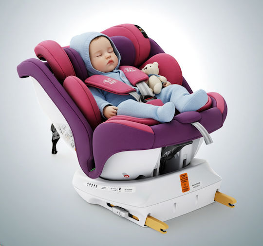 Buf Boof Twt Plus Deluxe Baby Car Seat i-Size with Isofix Unicorn Pink 0-36 kg