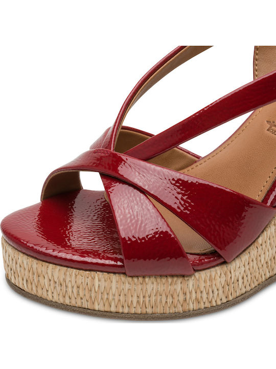 Sommer Damenplattformen Rote