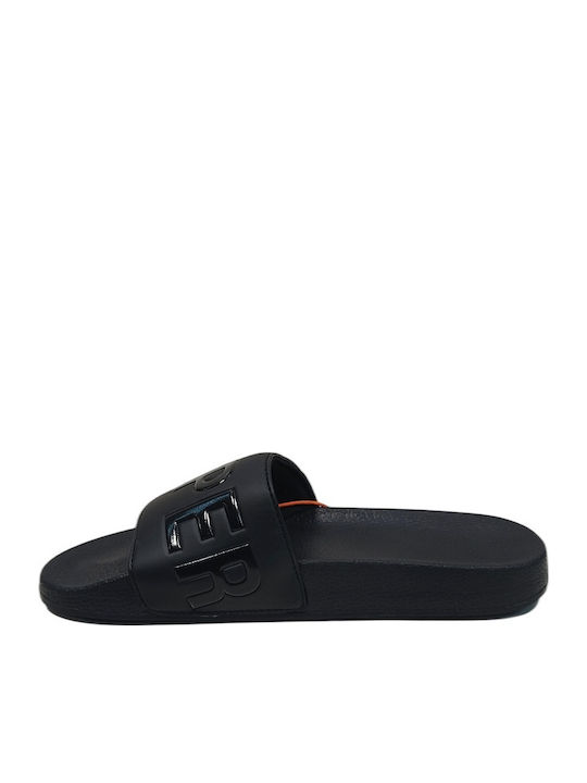 Men's Black Slides