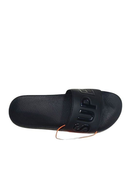 Men's Black Slides
