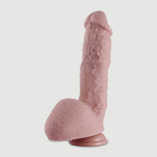 Hismith Sex Machines Kliclok Silicone Realistic Dildo 21 Cm Natural