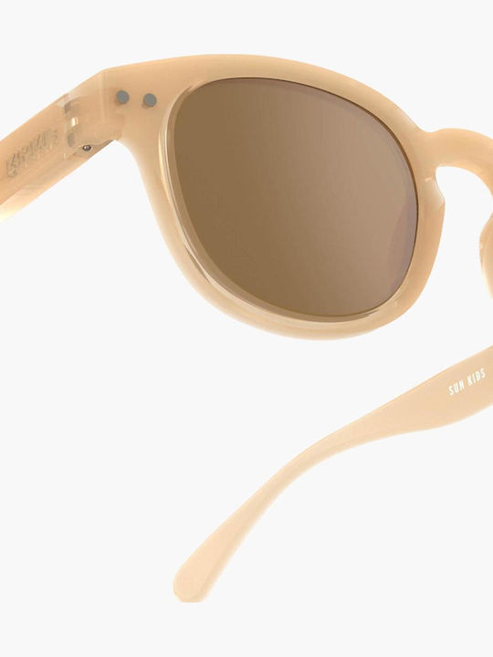 Izipizi Square Kids Sunglasses with Polarized Lens Beige for 3-5 Years